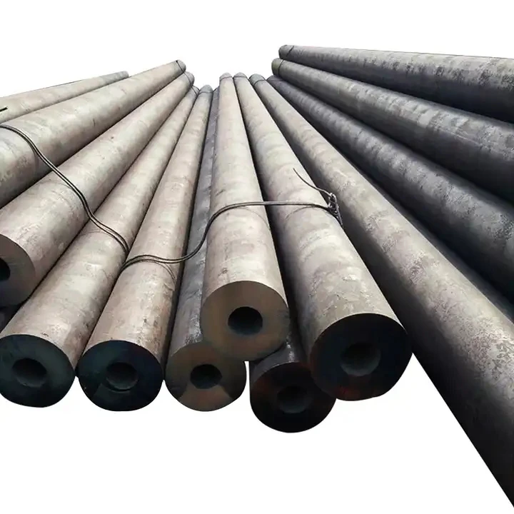 Tubo tondo in acciaio al carbonio senza saldatura nero ASTM A53 API 5L