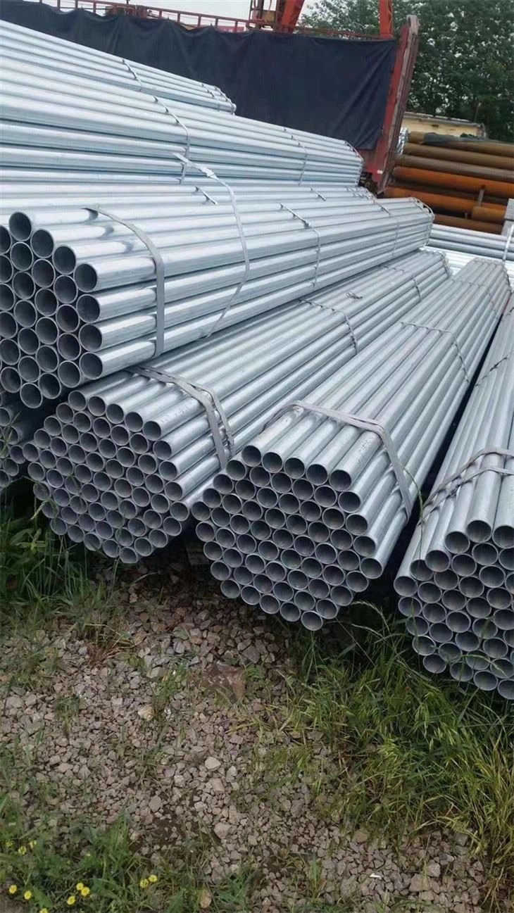Q235 Welded Round Steel Seamless Galvanized Steel Pipe